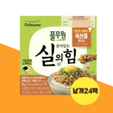 풀무원 실의힘 국산콩 생나또 낫또, 89g, 12개