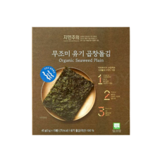 자연주의 무조미 유기 곱창돌김, 1박스, 45g