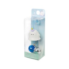 幽幽家族 日系聯名 開運招財祈福風鈴 吊飾掛飾 日式門鈴 多巴胺招財貓禮物響鈴, 小獨角獸