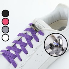 매듭없는 신발끈 운동화끈 클립 등산화 고정자석 클립 gas+247bd