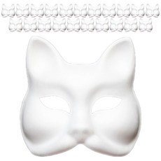 라라공방 DIY 색칠놀이 종이탈 가면 20p, 여우, 1개