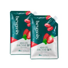 세미 베버시티 과육그대로 딸기 500g, 2개