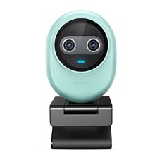 스트리밍용 EMEET PIKO 4K 웹캠 세계 최초의 듀얼 카메라 AI 기반 /AI 오토포커스 3 마이크 어레이 & 사운드 모드 클립이 있는 USB 스트리밍에 적합한 데스크 설정, White Piko