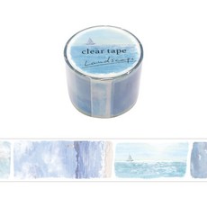 MIND WAVE 景觀系列 PET膠帶, 1個, 01.朝凪 95362