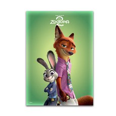 (디즈니) 디즈니 주토피아 2 포스터 06-주디와 닉 -1장, 아르누보, 디즈니