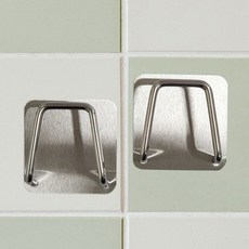 부착식 스텐 컵걸이 후크, 1개