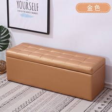 의류 신발 서랍 수납 박스 쇼파 캐비닛 스툴 쇼파 검정 100x40x40cm, 골드 길이 40x폭 40x높이 40 (수납)