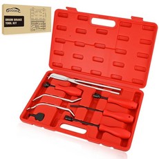 GOOACC 22pcs Disc Brake Caliper Compression Tool Set Caliper Piston Compressor Tool for Brake Pad, 8피스 브레이크 툴 레드