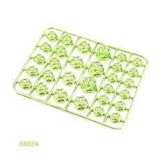 오토바이 스크류 캡 커버 바디 장식 엔진 볼트, 색상: 6. 녹색