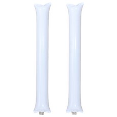 充氣加油棒/充氣應援棒/充氣棒 - 運動賽事、演唱會、派對必備，炒熱氣氛，展現熱情與活力, 白色, 30個