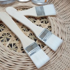 도마오일 국산오일 나무오일 라탄오일 도마용 원목관리 컨디셔너 미네랄전용 원목오일링 백모브러쉬 오일브러쉬, 화이트, 1개