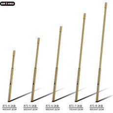 가스점화기 플라즈마 블랙 LED 조명 식당 주방용 롱 점화기, 아이스 골드 확장 40cm