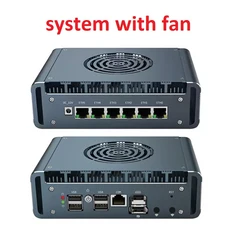 토폰 인텔 i3 N300 3 100U NAS 미니 PC 6x25G i226-V DDR5 NVMe 컴퓨터 홈 서버 pfSense OPNsense Proxmox, 04 8GB DDR5 256GB NVMe, 01 China Mainland, 03 Core 3-100U With Fan