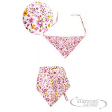 모나카러버 퍼피하우스 삼각스카프 핑크 애견스카프