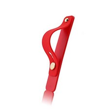 손목 밴드 핸드 손가락 그립 휴대 전화 홀더 스탠드 푸시 풀 범용 일반 컬러 소켓 아이폰 호환, Red, 1개