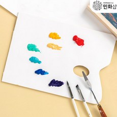 민화 뜯어쓰는 종이파레트 팔레트 미술파레트 25매입 (A4/A3) / 물감 팔렛트 / 빠레트, 민화 종이파레트A3