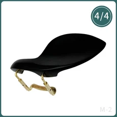 4/4 3/4 1/2 1/4 바이올린 턱받침 설치 클램프 실버/골드 브래킷 나사가 있는 바이올린 턱받침 로즈우드/에, 10 Left Handed