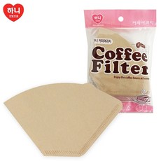 커피여과지 100매 인용 종이필터 핸드드립 커피 드립 V 여과지 거름 원두 백 필터 종이