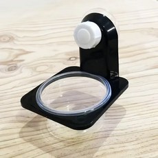 거북이 사육장용 탈부착식 흡착판이 있는 먹이통 파충류 거미 게코 도마 액세서리 거북이 사육장, Single bowl