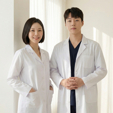 사계절 남녀공용 프리미엄 의사가운