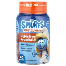더스머프 어린이용 구미젤리 소화 촉진 프로바이오틱 만3세 이상 40개, 1개