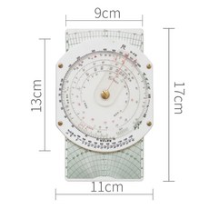 진심글로벌 계산자 로그자 계산척 공학용 공학, 1개, CRP-5