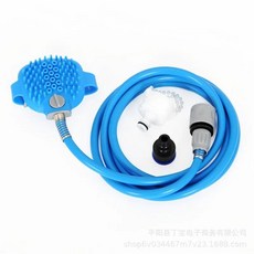 애완동물 목욕 브러시 강아지 청소 실리콘 호스 노즐 샤워, 1개, 1. color box