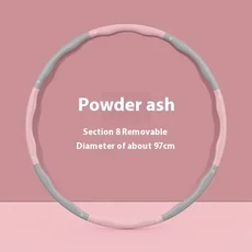 분리형 스폰지 슬리밍 서클 플라스틱 접합 피트니스 서클 멀티 컬러 옵션 배꼽 허리 슬림 배꼽 지방 연소, 02 PK GY