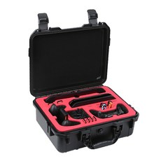 Q哥 Switch 2 防爆硬殼收納箱 NS2 主機收納箱 防水大容量配件收納保護包, 1個, Black