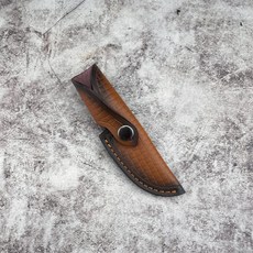 경량 유틸리티 칼집 포함 15002 고정날 가정용 야외 캠핑 낚시 구조 필수 장비, 01 Brown handle, 1개