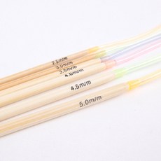 대나무 줄바늘 80cm (2.5mm~5.0mm), 1개