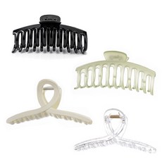 SOOSDA 壓克力鯊魚夾 4入組 13cm