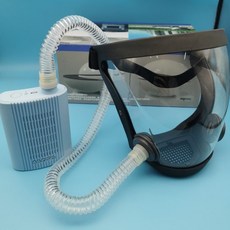 充電款送風式呼吸護具, 1個, 透明曰常款一代主機, 透明曰常款一代