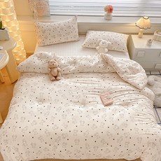 개웃기냥 압박감 없이 3KG 4KG 보송보송한 초경량 겨울 이불, B 귀여운 곰돌이