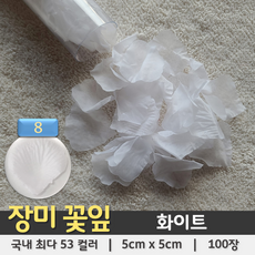 플라워 프로포즈 화이트 컨페티