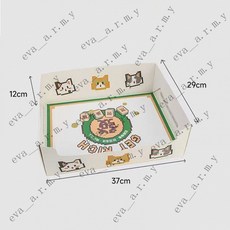 一次性貓砂盆 超大號折疊便攜式紙盒貓砂盆 拋棄式貓砂盆, 1個, D陞級款加厚白色2個