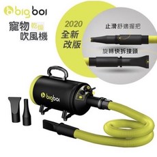 澳洲bigboi 寵物乾燥吹風機 輕巧速乾 低噪音 三毛吉寵, 1套, MINI, 黑&綠