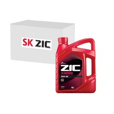 SK엔무브 지크 X3000 10W30 디젤차량 엔진오일 6Lx3개 1박스, 3개, 6L