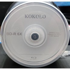 KOKOLO 藍光可燒錄光碟 BD-R 25GB, 1個