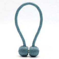 커튼 스트랩 모던 심플 아이디어 자석 커튼 버클 후크 벽걸이 스트랩 커튼 클립 면제펀치, 밝은 하늘색, 2개 사면 2개 4개 주고, 1개