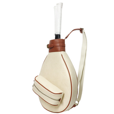 더클라 테니스 가방 배드민턴 라켓 슬링백, 크리미 베이지, 1개