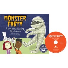 Monster Party: A Song about Drawing with Numbers Library Binding, Cantata Learning