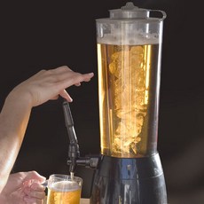 包郵2.5L 冰啤酒桶啤酒機 扎啤機酒塔酒柱 飲水機量酒炮, 1個