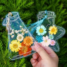 더채움 DIY 압화 투명 스티커 필름 밀폐병, 기타