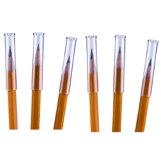 연필캡 고급 색 연필 투명 캡, 6개, [연필캡] 투명