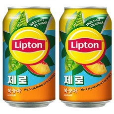 립톤 아이스티 제로슈가 복숭아 355ml 24캔 아이스티복숭아 립톤 홍차 제로복숭아 캔 dew+331gF
