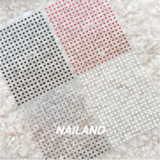 미니 하트 샤워 네일 스티커 4종 세트 네일앤드, 1개, 4종세트