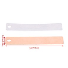 10PCS 구리 시트 아연 DIY 소모품 전기도금 재료 전극 플레이트 스트립