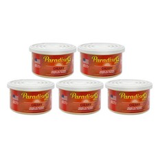 파라다이스 방향제 캔타입 에어 프레쉬너 차량용 실내용, 5개, 체리