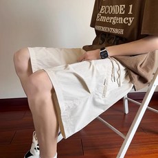 BROWMODA 남성 아이스실크 루즈핏 시원한 캐주얼 데일리 반바지